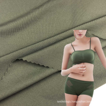 ready stock polyamide 75 elastane 25 semi dull stretch circular knitted underwear bras and panties fabric
